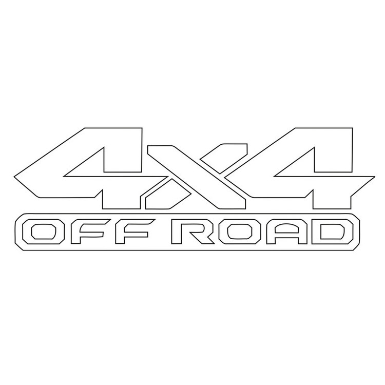 بچسب افرود 4X4 آفرود کد m-107 تولیدی مستر لوکسینو مدل 1