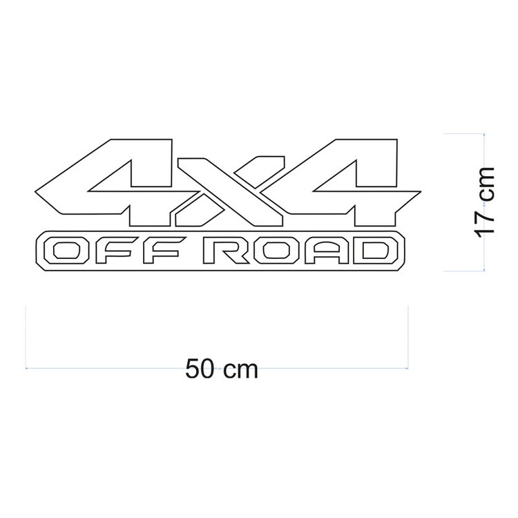 بچسب افرود 4X4 آفرود کد m-107 تولیدی مستر لوکسینو مدل 1