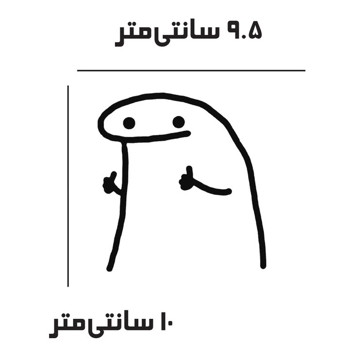 برچسب بدنه خودرو ماشین آرا طرح لایک میم کد 40 تولیدی مستر لوکسینو