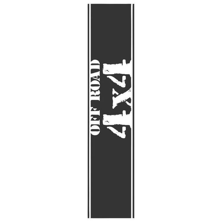 برچسب بدنه خودرو طرح 4x4 کد F2 تولیدی مستر لوکسینو