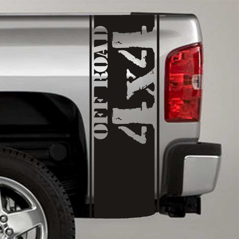 برچسب بدنه خودرو طرح 4x4 کد F2 تولیدی مستر لوکسینو