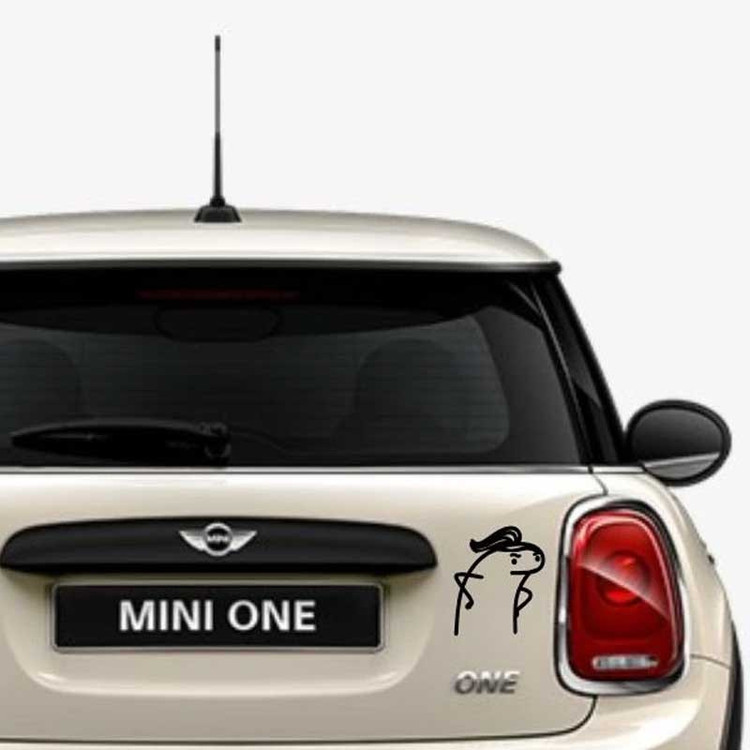 برچسب بدنه خودرو مهدیار طرح دختر بداخلاق کد MB003 M تولیدی مستر لوکسینو
