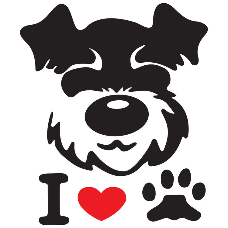 برچسب دکوگراف مدل Dog کد 109 مجموعه ی دو عددی تولیدی مستر لوکسینو