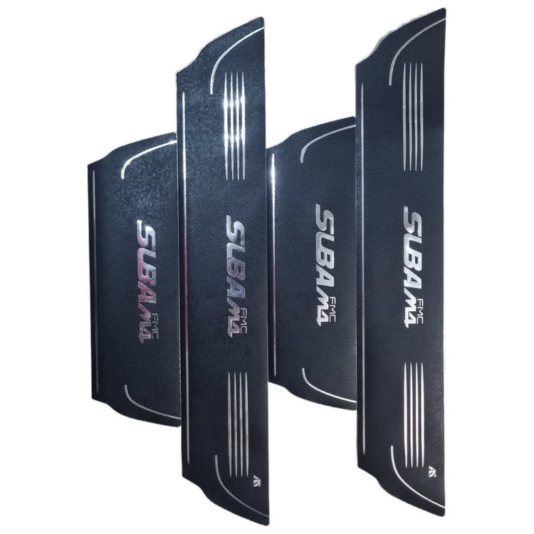 برچسب پارکابی خودرو امیران اسپرت طرح چرم کد 2025074 مناسب برای FMC SUBA مجموعه 4 عددی تولیدی مستر لوکسینو