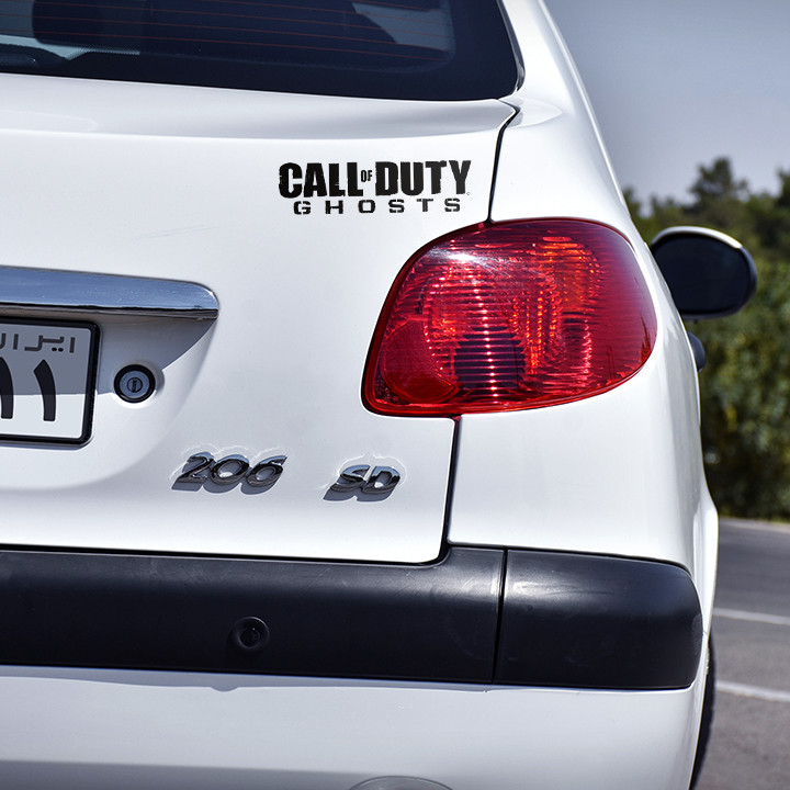 برچسب بدنه خودرو طرح Call of Duty کد 50015 بسته 2 عددی تولیدی مستر لوکسینو