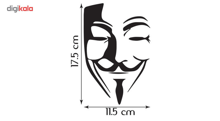 استیکر دکوگراف مدل Funny کد 108 تولیدی مستر لوکسینو