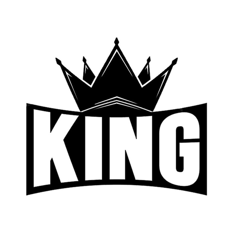 برچسب بدنه خودرو شیپرس طرح KING کد ST011M تولیدی مستر لوکسینو
