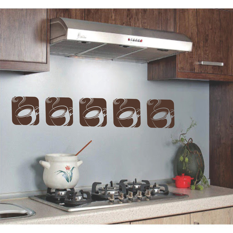 استیکر کاشی سهیل چاپ مدل coffee time کد C01 تولیدی مستر لوکسینو