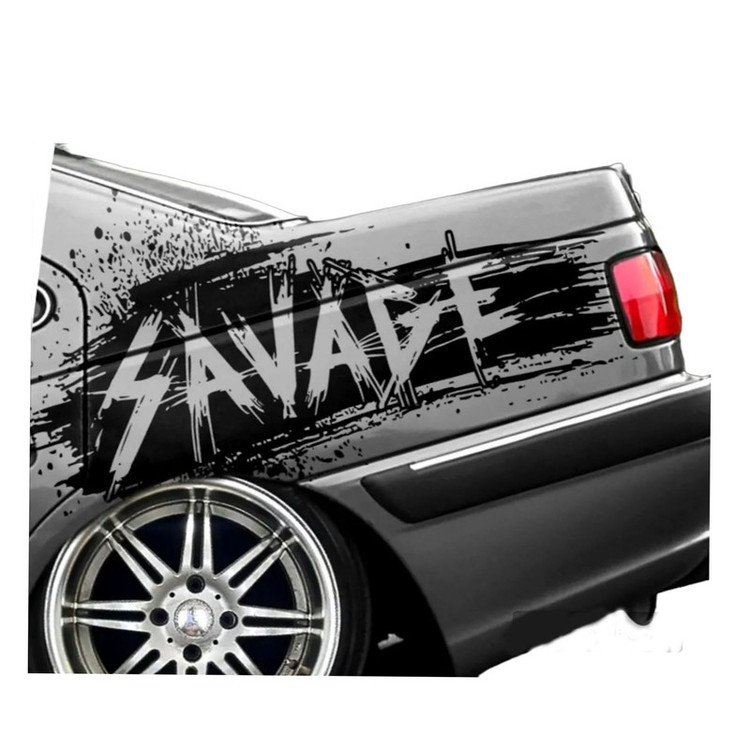 برچسب بدنه خودرو طرح SAVAGE مدل SA تولیدی مستر لوکسینو