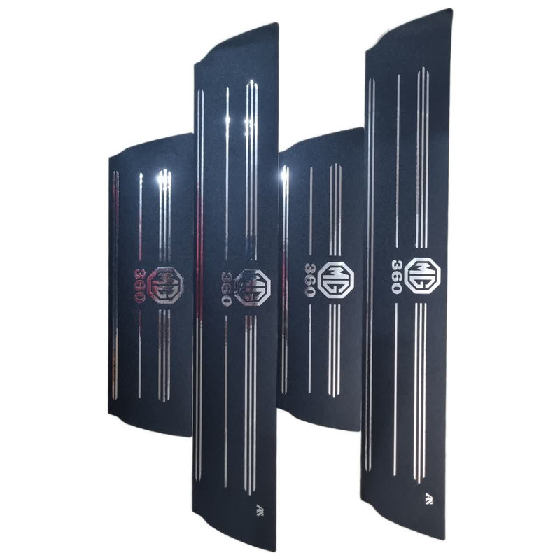 برچسب پارکابی خودرو طرح چرم کد 2025077 مناسب برای MG360 مجموعه 4 عددی تولیدی مستر لوکسینو