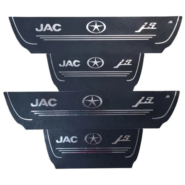 برچسب پارکابی خودرو طرح چرم کد M381 مناسب برای جک J5 مجموعه 4 عددی تولیدی مستر لوکسینو