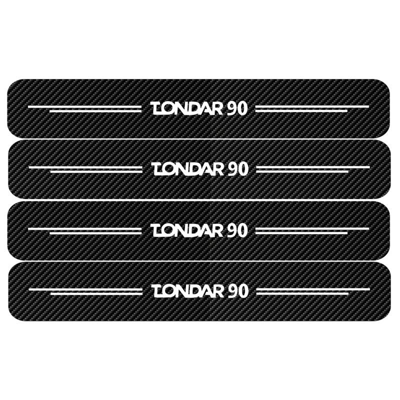 برچسب بدنه خودرو طرح پارکابی کربن کد SP174 مناسب برای تندر90 بسته 4 عددی تولیدی مستر لوکسینو