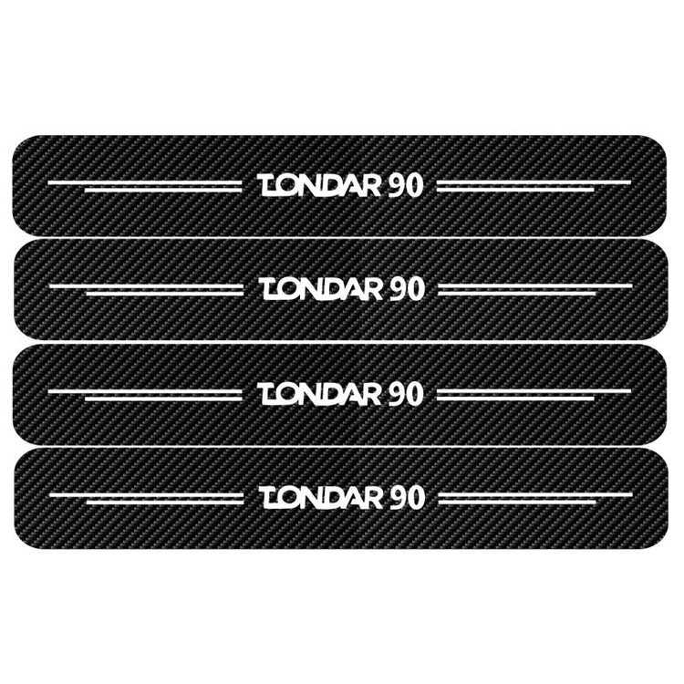 برچسب بدنه خودرو طرح پارکابی کربن کد SP174 مناسب برای تندر90 بسته 4 عددی تولیدی مستر لوکسینو