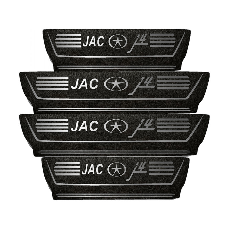 برچسب پارکابی خودرو طرح چرم کد pka1022 مناسب برای جک j4 بسته 4 عددی تولیدی مستر لوکسینو