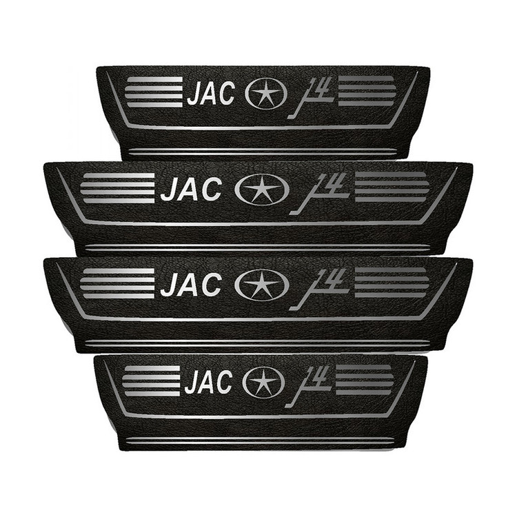 برچسب پارکابی خودرو طرح چرم کد pka1022 مناسب برای جک j4 بسته 4 عددی تولیدی مستر لوکسینو