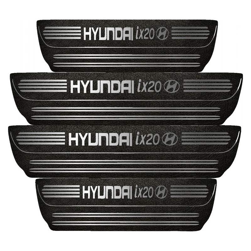 برچسب پارکابی خودرو طرح چرم کد pka1032 مناسب برای hyundai ix20بسته 4 عددی تولیدی مستر لوکسینو