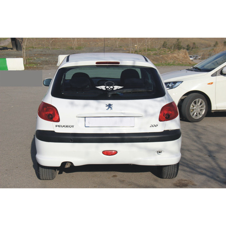 برچسب بدنه خودرو مدل اسپورت طرح بال اسکلت کد LZD-818 تولیدی مستر لوکسینو