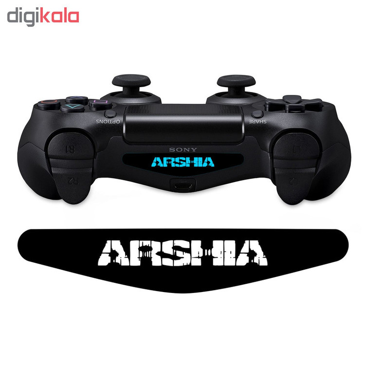 برچسب لایت بار دسته پلی استیشن 4 ونسونی طرح ARSHIA تولیدی مستر لوکسینو