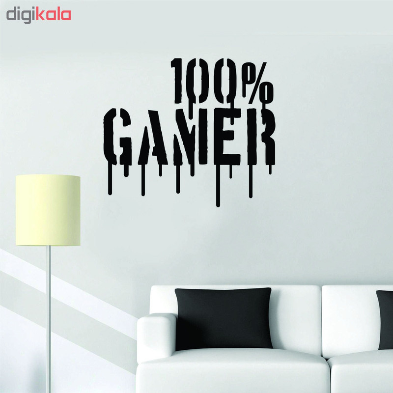 استیکر طرح GAMER 100 تولیدی مستر لوکسینو