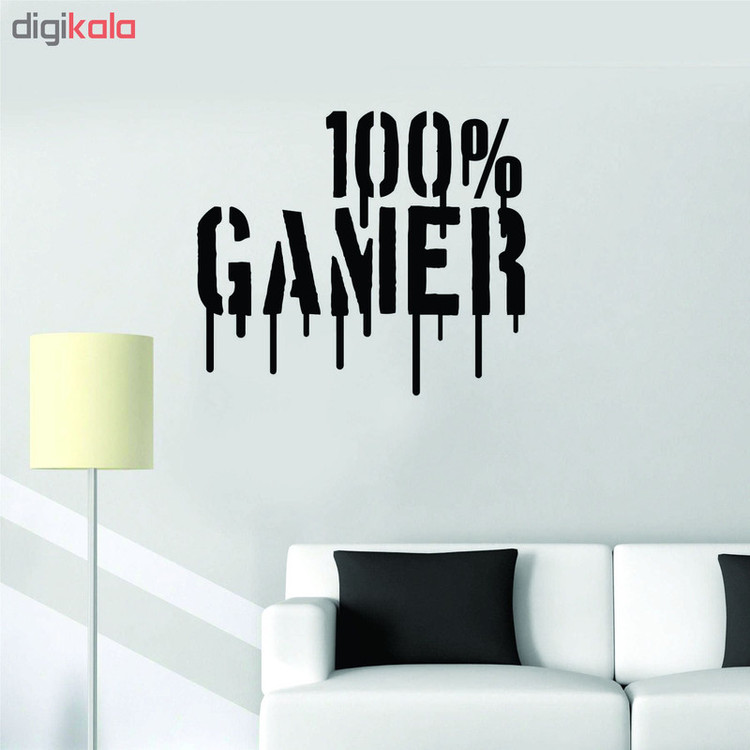 استیکر طرح GAMER 100 تولیدی مستر لوکسینو