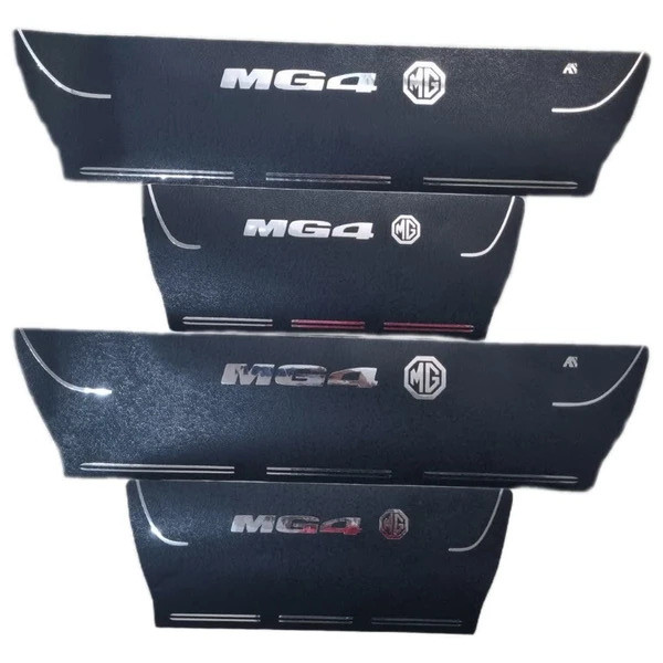 برچسب پارکابی خودرو استیک طرح چرم کد M359 مناسب برای MG4 مجموعه 4 عددی تولیدی مستر لوکسینو