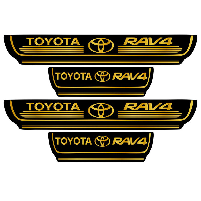 برچسب بدنه خودرو اسپرت غدیر مدل CH GO YA59 A94 مناسب برای RAV4 بسته 4 عددی تولیدی مستر لوکسینو