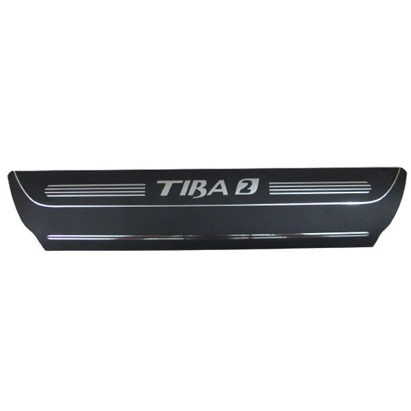 برچسب پارکابی خودرو مدل چرم کد SP102 مناسب برای تیبا2 بسته 4 عددی تولیدی مستر لوکسینو