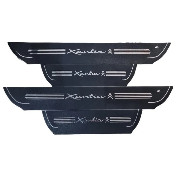 برچسب پارکابی خودرو استیک طرح چرم کد M334 مناسب برای زانتیا مجموعه 4 عددی تولیدی مستر لوکسینو