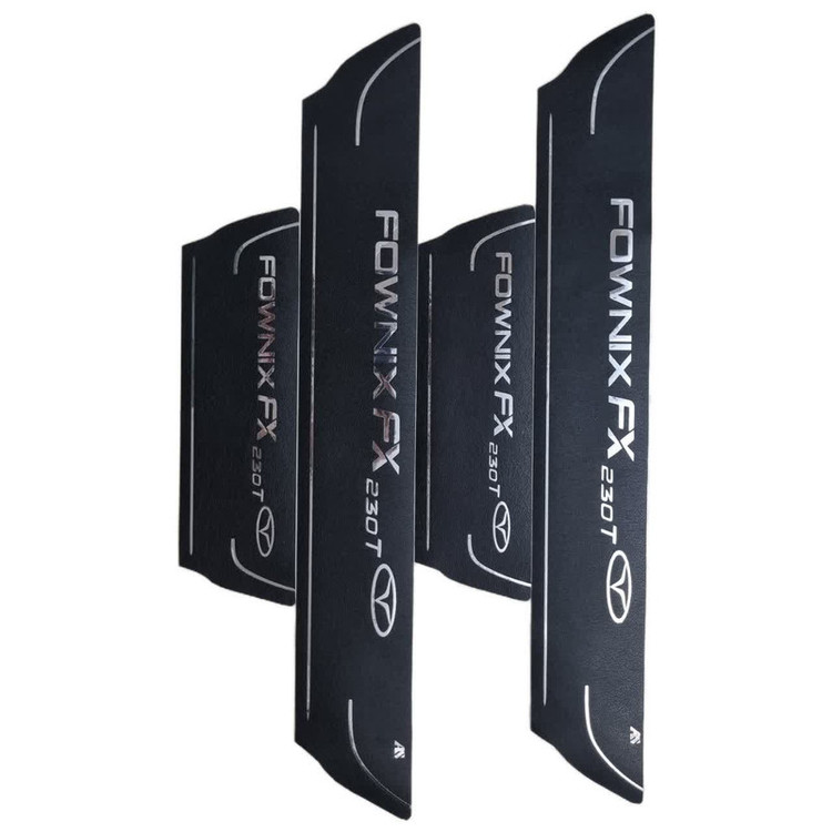 برچسب پارکابی خودرو امیران اسپرت طرح چرم کد 2025066 مناسب برای فونیکس FX 230T مجموعه 4 عددی تولیدی مستر لوکسینو
