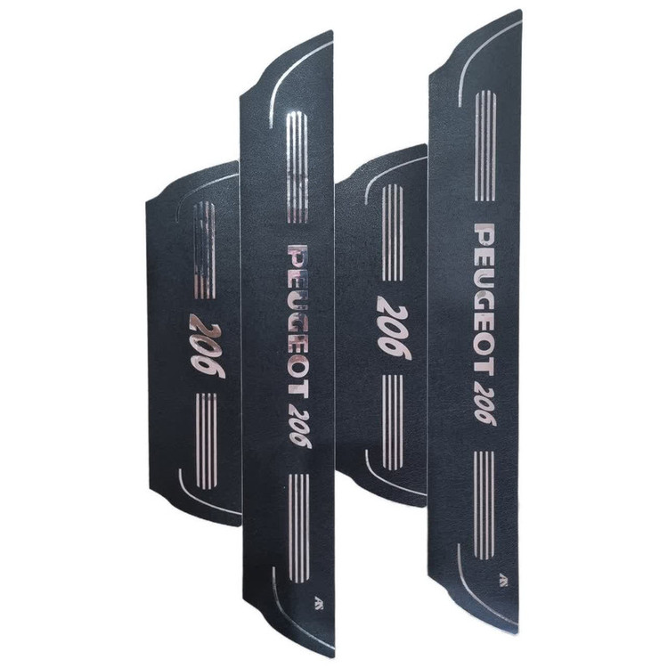 برچسب پارکابی خودرو امیران اسپرت طرح چرم کد 2025009 مناسب برای پژو 206 مجموعه 4 عددی تولیدی مستر لوکسینو