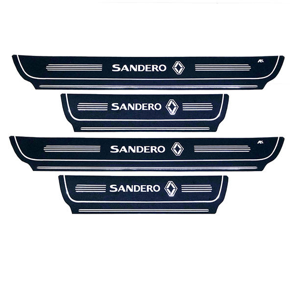 برچسب پارکابی خودرو کد SK050 مناسب برای رنو ساندرو مجموعه 4 عددی تولیدی مستر لوکسینو