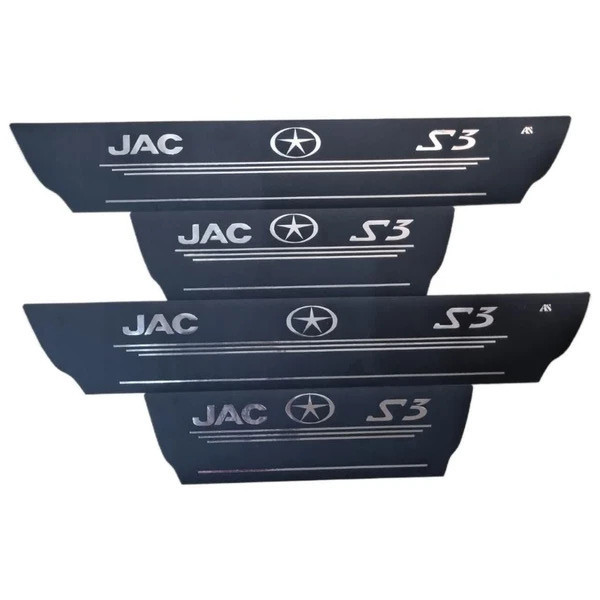 برچسب پارکابی خودرو طرح چرم کد M373 مناسب برای جک S3 مجموعه 4 عددی تولیدی مستر لوکسینو