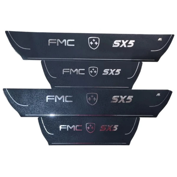 برچسب پارکابی خودرو طرح چرم کد M362 مناسب برای FMC SX5 مجموعه 4 عددی تولیدی مستر لوکسینو