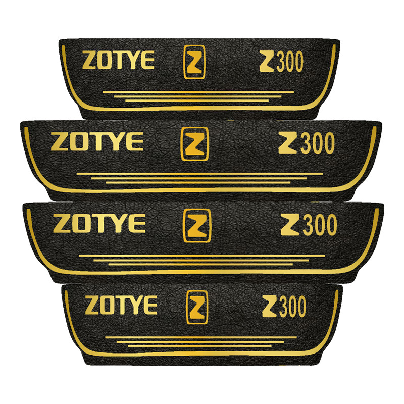 برچسب پارکابی خودرو مهدیار مدل چرم کد pkT1090 مناسب برای اریو زوتی بسته 4 عددی تولیدی مستر لوکسینو