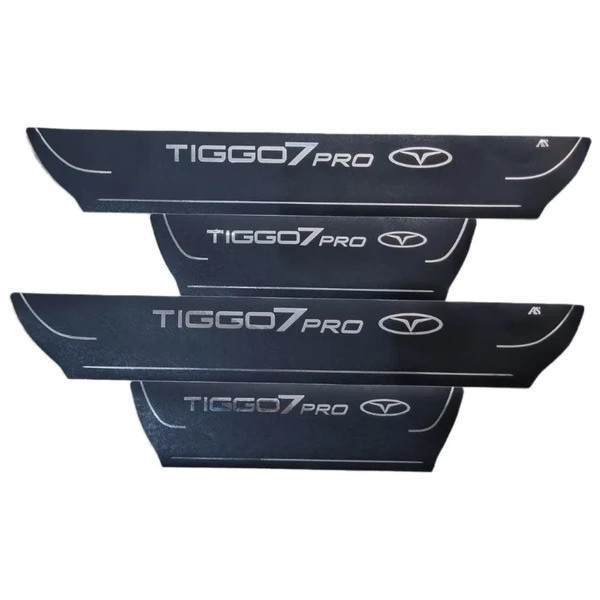 برچسب پارکابی خودرو طرح چرم کد M384 مناسب برای تیگو 7 پرو مجموعه 4 عددی تولیدی مستر لوکسینو