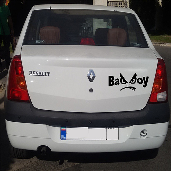 برچسب بدنه خودرو مارکت میکس طرح پسر بد مدل Bad Boy کد 1137MMIX تولیدی مستر لوکسینو