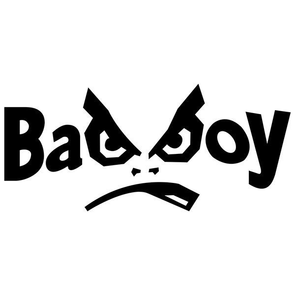 برچسب بدنه خودرو مارکت میکس طرح پسر بد مدل Bad Boy کد 1137MMIX تولیدی مستر لوکسینو