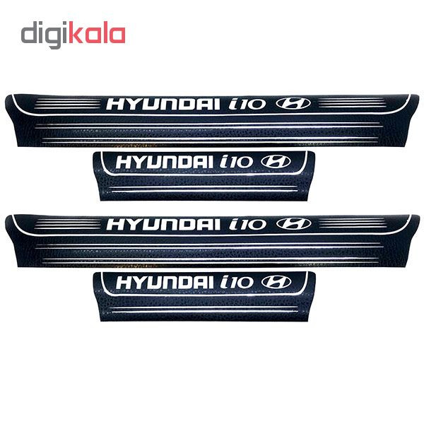 برچسب پارکابی خودرو کد SK034 مناسب برای هیوندا i10 مجموعه 4 عددی تولیدی مستر لوکسینو