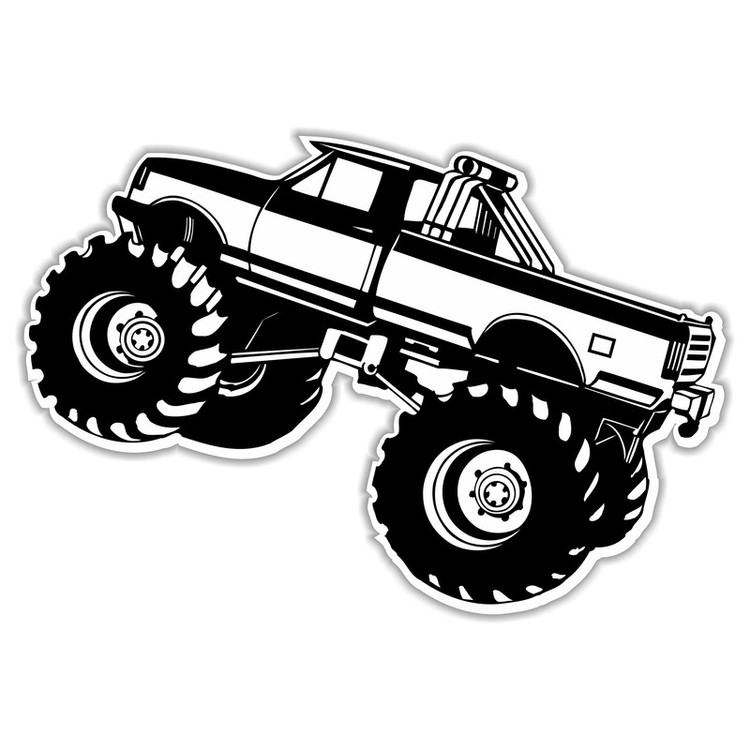 استیکر طرح Monster Race 2 مدل BSB-00506 تولیدی مستر لوکسینو