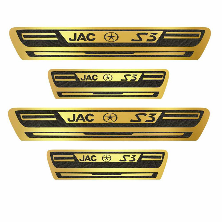 برچسب پارکابی خودرو کد A025 مناسب برای Jac S3 بسته 4 عددی تولیدی مستر لوکسینو