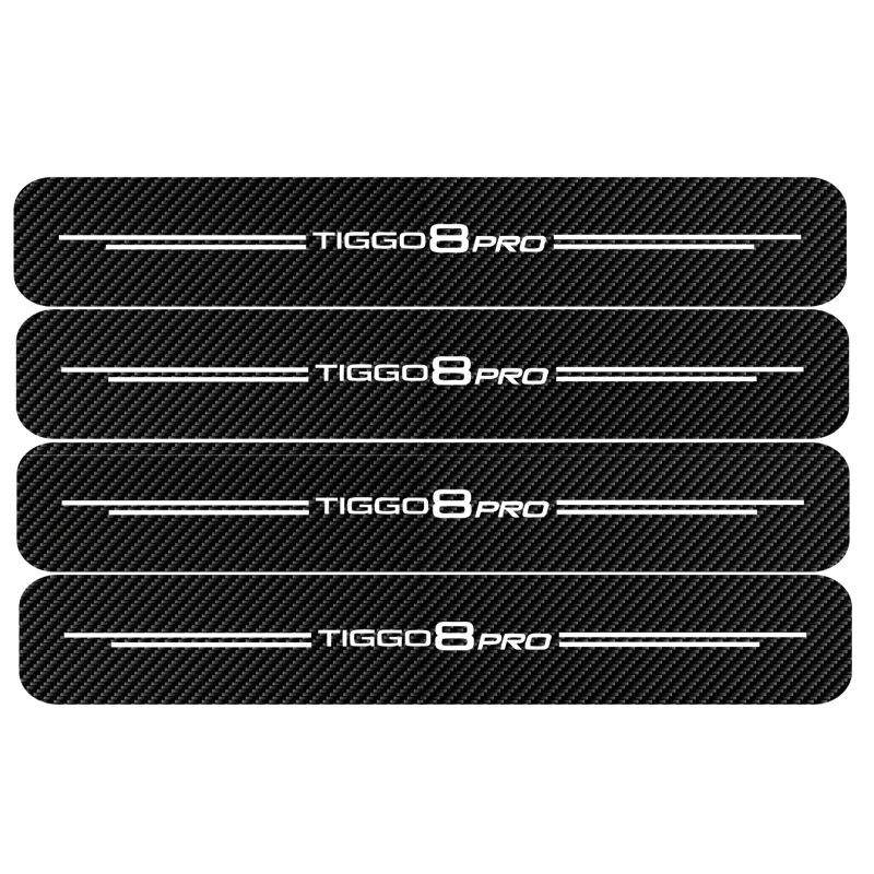 برچسب بدنه خودرو مهدیار طرح پارکابی کربن کد SP166 مناسب برای تیگو8 پرو بسته 4 عددی تولیدی مستر لوکسینو