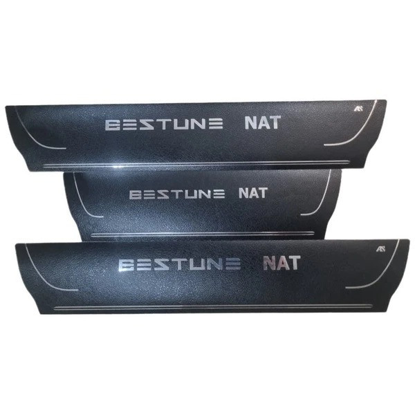 برچسب پارکابی خودرو استیک طرح چرم کد M327 مناسب برای بستیون نات مجموعه 4 عددی تولیدی مستر لوکسینو