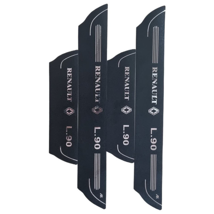 برچسب پارکابی خودرو امیران اسپرت طرح چرم کد 2025021 مناسب برای L90 مجموعه 4 عددی تولیدی مستر لوکسینو