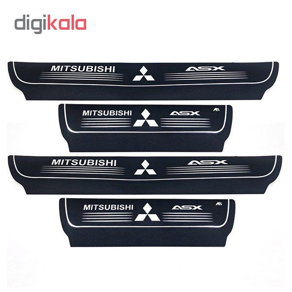برچسب پارکابی خودرو کد SK054 مناسب برای میتسوبیشی ای اس ایکس مجموعه 4 عددی تولیدی مستر لوکسینو
