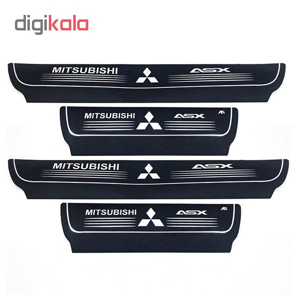 برچسب پارکابی خودرو کد SK054 مناسب برای میتسوبیشی ای اس ایکس مجموعه 4 عددی تولیدی مستر لوکسینو