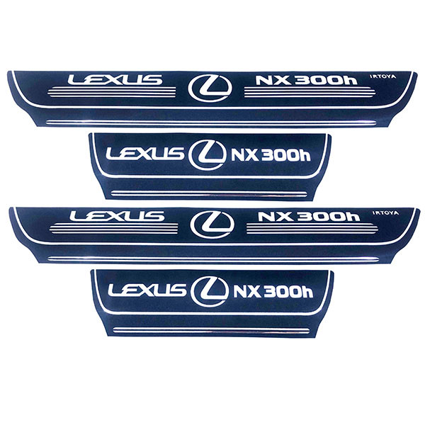 برچسب پارکابی خودرو کد SK027 مناسب برای لکسوس ان ایکس 300 مجموعه 4 عددی تولیدی مستر لوکسینو