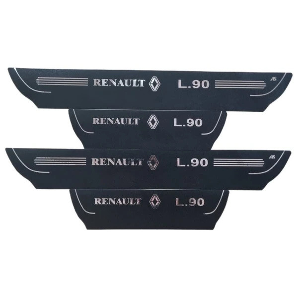 برچسب پارکابی خودرو طرح چرم کد M385 مناسب برای L90 مجموعه 4 عددی تولیدی مستر لوکسینو