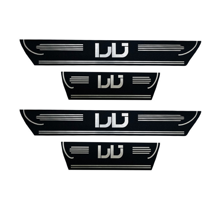 برچسب پارکابی خودرو مدل چرم کد PCHTA100 مناسب برای تارا بسته 4 عددی تولیدی مستر لوکسینو