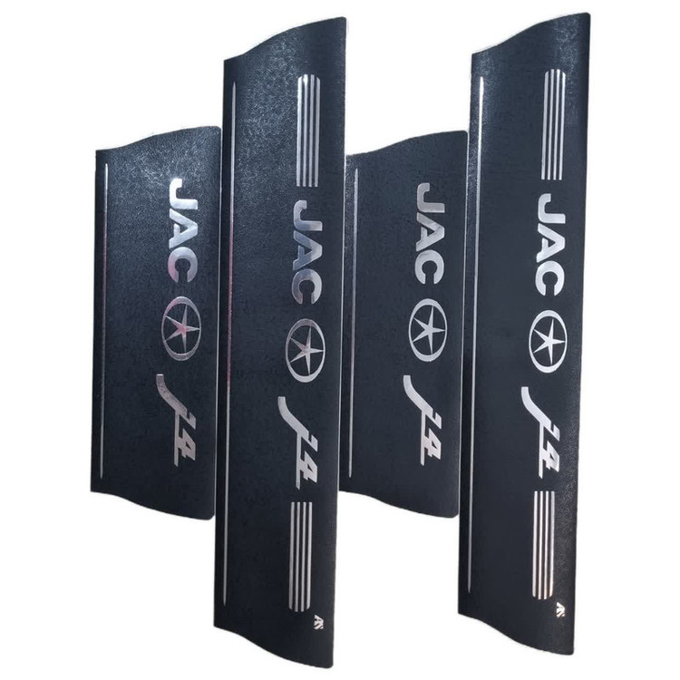 برچسب پارکابی خودرو امیران اسپرت طرح چرم کد 2025026 مناسب برای جک J4 مجموعه 4 عددی تولیدی مستر لوکسینو