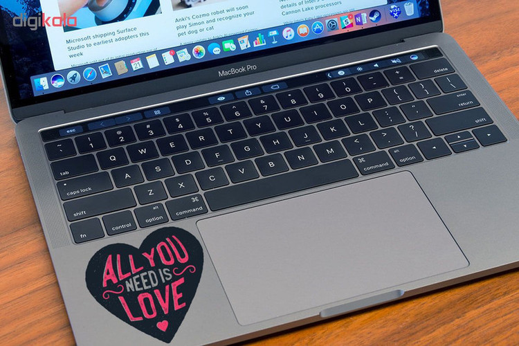 استیکر لپ تاپ وی وین آرت طرح All You Need is Love مدل P47 تولیدی مستر لوکسینو